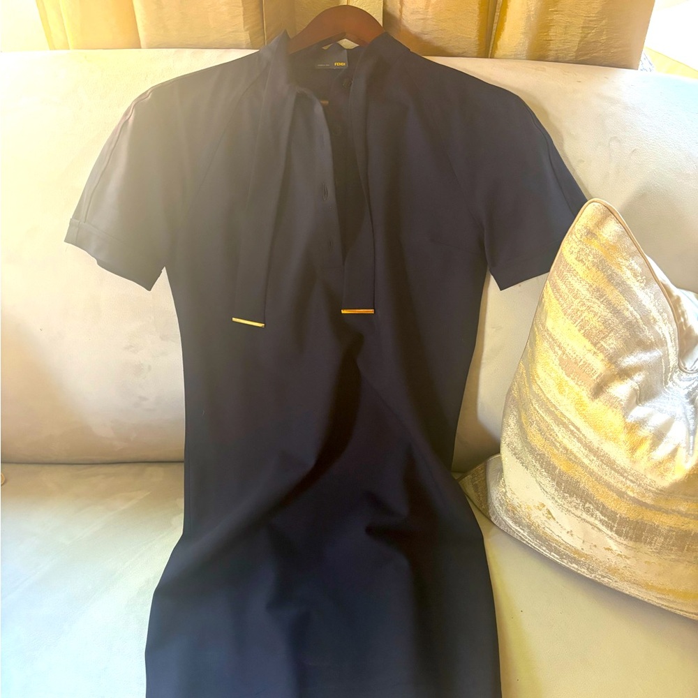Fendi dress dark blue size 38 NWT
